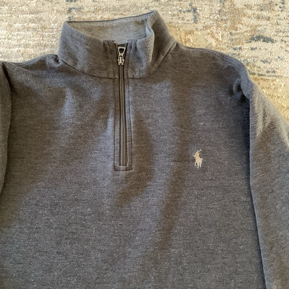 Ralph Lauren Polo long sleeve quarter zip. Mens size L - Picture 3 of 11